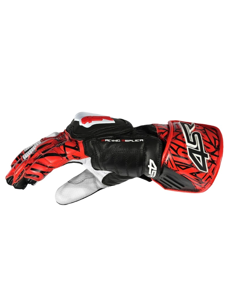 Rękawice motocyklowe 4SR RR Aramid Core czerwone