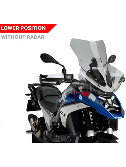 Szyba motocyklowa turystyczna PUIG BMW R 1300 GS (23-) lekko przyciemniana [bez radaru AAC]