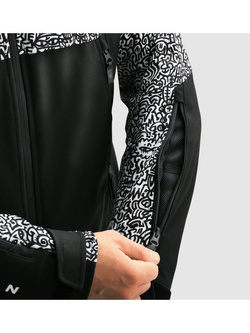 Kurtka motocyklowa tekstylna Rebelhorn Slash czarno-biała