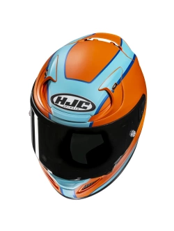 Kask integralny HJC RPHA 12 Respon pomarańczowo-niebieski