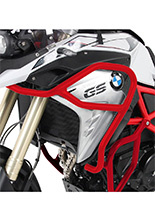 Crashbary górne czerwone Hepco&Becker do BMW F 800 GS [08-18]