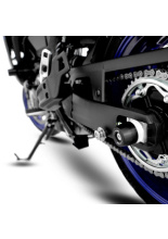 Slidery wahacza R&G Racing Yamaha Tracer 7/ GT (21-) z rolkami APEX Cotton Reels czarne