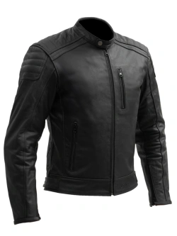 Kurtka motocyklowa skórzana Broger Legend czarna