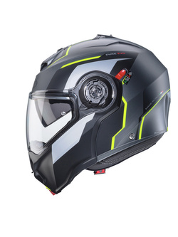 Kask szczękowy Caberg Duke Evo Move szaro-czarno-żółty