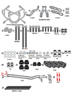 Stelaż kufrów bocznych Monokey Cam-Side Kappa KL One-Fit Honda XL 750 Transalp (23-)