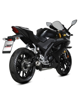 Pełny układ wydechowy (X-M1) MIVV do Yamaha YZF-R125 (19-) / MT-125 (20-) czarny