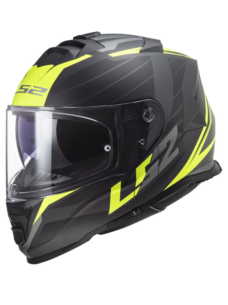 Kask integralny LS2 FF800 Storm II Nerve czarno-żółty