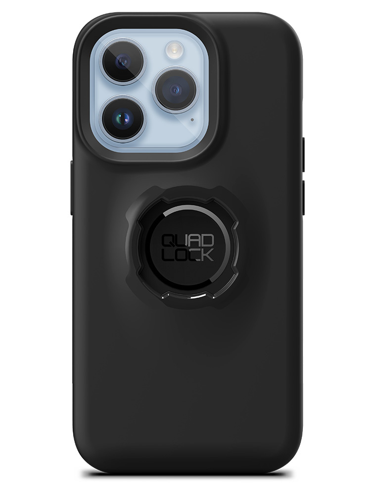 Zestaw: etui na telefon iPhone 14 Pro + uchwyt Quad Lock montowany za pomocą paska z szybkozłączką