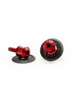 Rolki wahacza PUIG do motocykli BMW S1000 / Ducati Multistarda 950/ Honda / Kawasaki / Suzuki/Triumph Tiger (M8 - czerwone PRO)