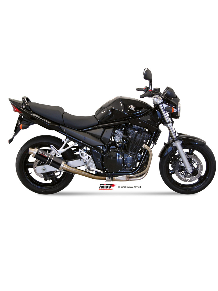 Tłumik motocyklowy Slip-On (GP) MIVV do Suzuki GSF 650 Bandit (05-06) czarny