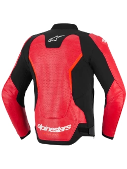 Kurtka motocyklowa skórzana Alpinestars GP Force Airflow v2 czarno-czerwona