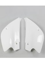 Osłony boczne tylne UFO do Kawasaki KX 85 (98-13) białe