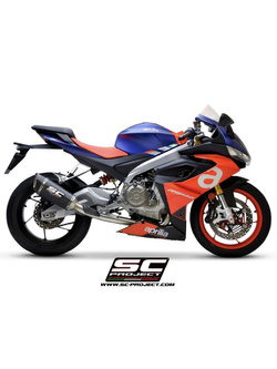 Pełny układ wydechowy 2-1 SC-Project SC1-R Aprilia RS 660 (20-) włókno węglowe