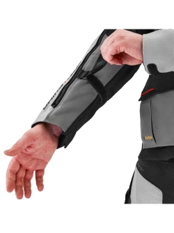 Kurtka motocyklowa tekstylna Shima Tracker jasnoszara