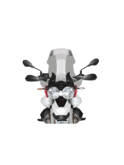 Szyba motocyklowa turystyczna z deflektorem PUIG Moto Guzzi (wybrane modele) lekko przyciemniana 