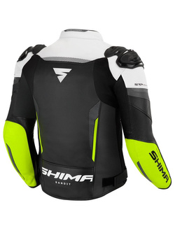 Kurtka motocyklowa Shima Bandit czarno-biało-żółta