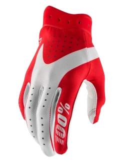 Rękawice cross 100% iTrack czerwone