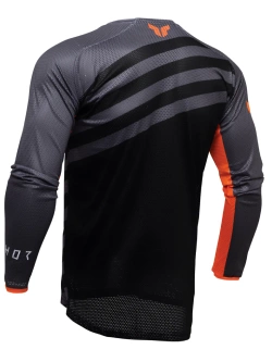 Bluza enduro Thor Launchmode Vented Raid szaro-czarna