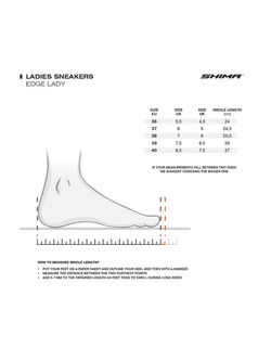 Buty motocyklowe damskie Shima Edge Vented czarno-różowe