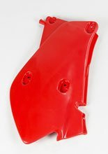 Osłona boczna tylna (lewa strona) UFO do Honda XR 650R (00-21) czerwona