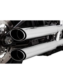 Tłumik motocyklowy Vance & Hines 3" Twin Slash Harley Davidson SFTL (wybrane modele) chromowany