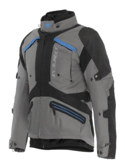 Kurtka motocyklowa tekstylna Dainese Gullfoss D-Dry szaro-czarno-niebieska