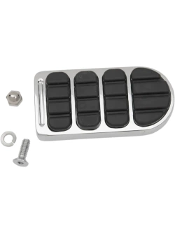 Nakładka na pedał hamulca Kuryakyn Longhorn ISO srebrno-czarna