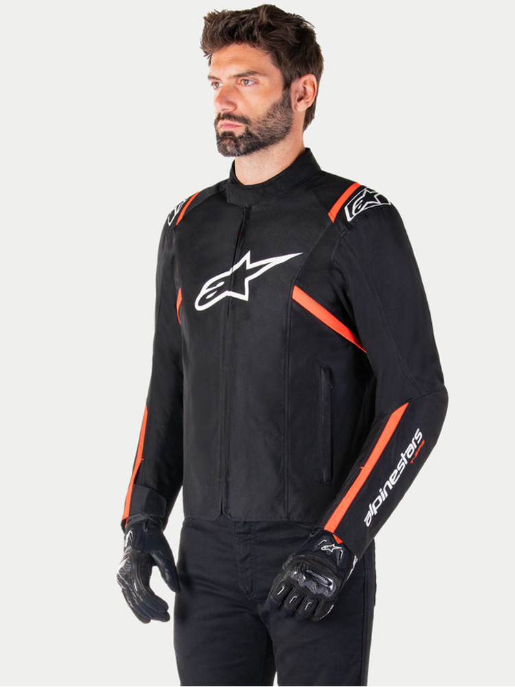 Kurtka motocyklowa tekstylna Alpinestars T-SPS V2 czarno-biało-czerwona