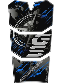 Tankpad Onedesign do BMW R 1200/ 1250 GS Adventure róża wiatrów niebieska