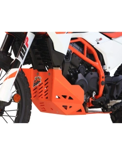Płyta pod silnik AXP Racing Adventure KTM Adventure R 390 ABS/ 390 Enduro R (25-) pomarańczowa