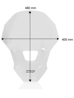 Szyba motocyklowa WRS Touring Honda CRF1100L Africa Twin Adventure Sports (24) przezroczysta