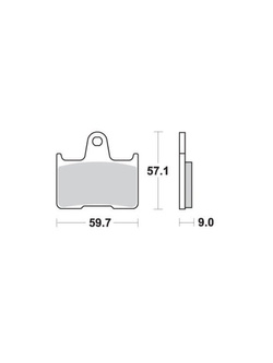 KLOCKI HAMULCOWE SBS 555 LS