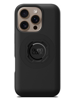 Zestaw rowerowy: etui MAG na telefon iPhone 16 Pro (magnetyczne) + wodoodporny pokrowiec MAG + mocowanie Quad Lock