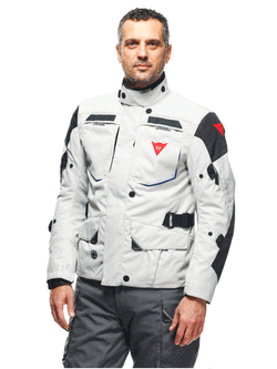 Kurtka motocyklowa tekstylna Dainese Splugen 3L D-Dry biało-czarna