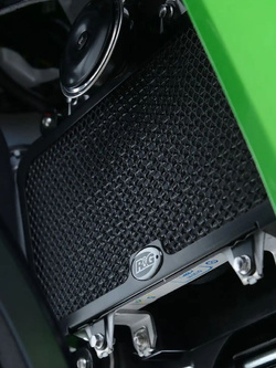 Osłona chłodnicy R&G aluminiowa do Kawasaki Versys-X 300/250 (17-) czarna