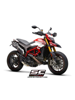 Tłumik SC-Project SC1-R Titanium / Carbon (Wersja wysoka) - Ducati Hypermotard 939 / SP [16-18]