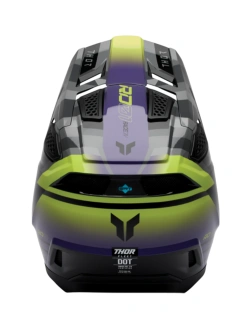 Kask enduro Thor Fleet szaro-fioletowy-fluo
