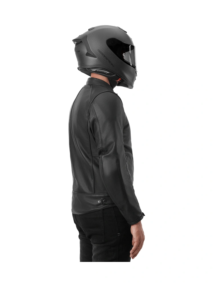 Kurtka motocyklowa skórzana Shima Hunter 3.0 czarna