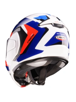 Kask szczękowy Caberg Trip biało-niebiesko-czerwony