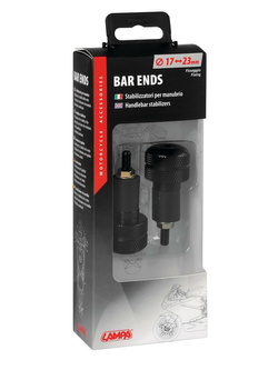 Uniwersalne ciężarki kierownicy Lampa SU-4 aluminiowe czarne [17/ 23 mm]