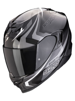 Kask integralny Scorpion Exo-520 Evo Air Terra czarno-srebrno-biały