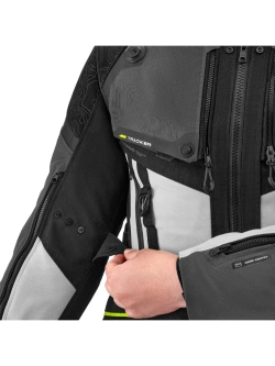 Kurtka motocyklowa tekstylna Shima Tracker szara