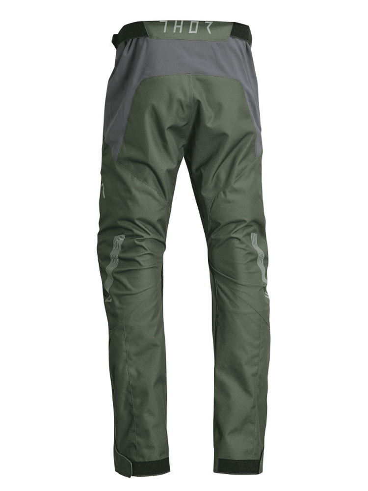 Spodnie cross Thor Terrain Over-the-Boot zielono-szare