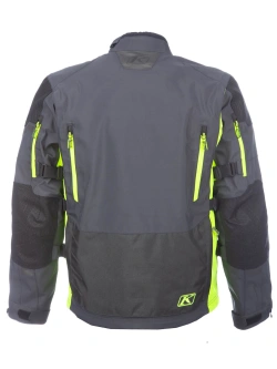 Kurtka motocyklowa tekstylna Klim Badlands Pro szaro-fluo żółta