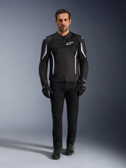 Kurtka motocyklowa tekstylna Alpinestars AST V3 Air czarno-szaro-biała