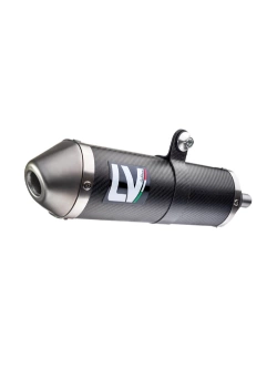 Tłumik motocyklowy LeoVince X-Fight Beta RR 50 Enduro/ Sport/ Racing/ Motard/ Track (23-24) stalowy [z homologacją] karbonowy