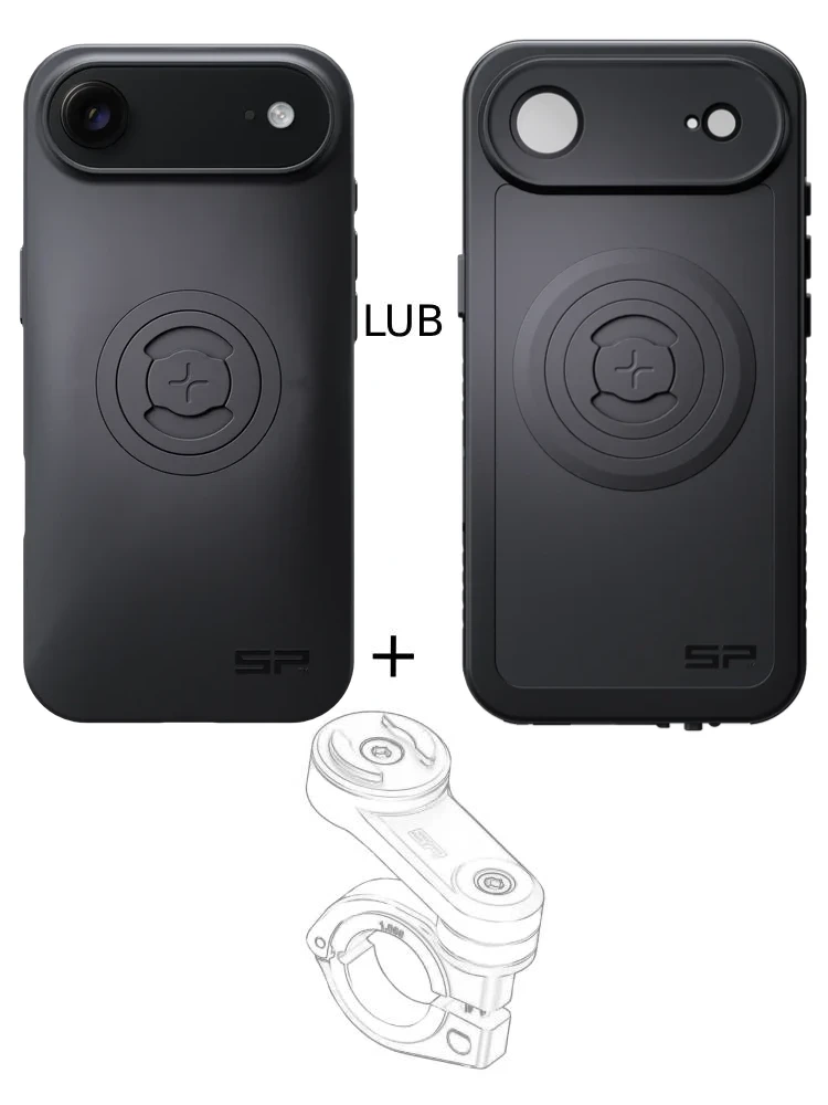 Zestaw na motocykl: etui na telefon iPhone 17 Air + mocowanie SP Connect