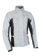 Kurtka przeciwdeszczowa motocyklowa Oxford Rainseal Bright Over szaro-czarna