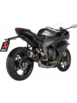 Pełny układ wydechowy Akrapović Triumph Trident 660 (21-) tytanowy [bez homologacji; z mocowaniem]