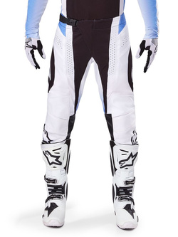 Spodnie cross damskie Alpinestars MX Techstar Melt czarno-niebieskie 